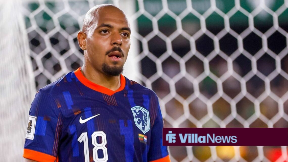 Donyell Malen in action for the Netherlands