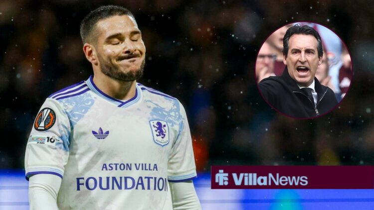 Emi Buendia next to Unai Emery