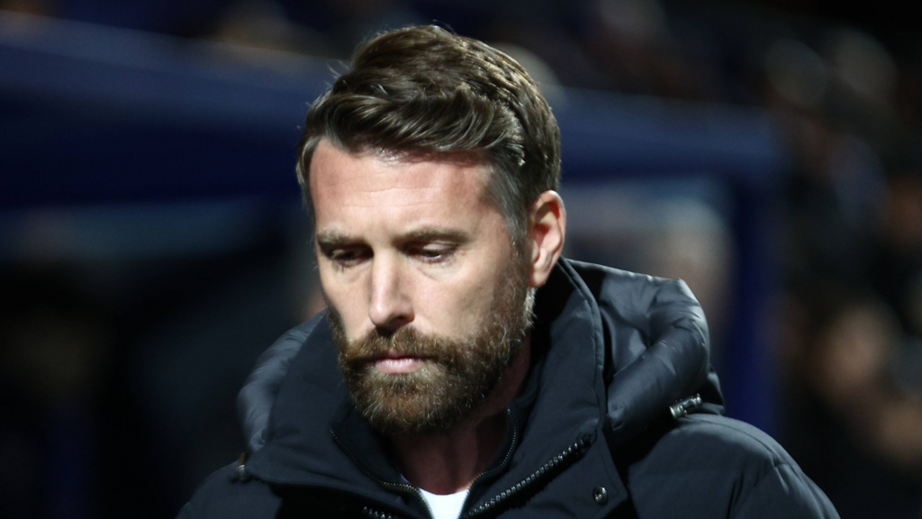 Rob Edwards looking sad