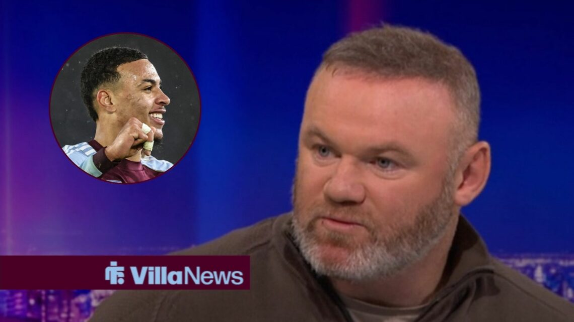 Morgan Rogers looking in the direction of a happy Morgan Rogers.