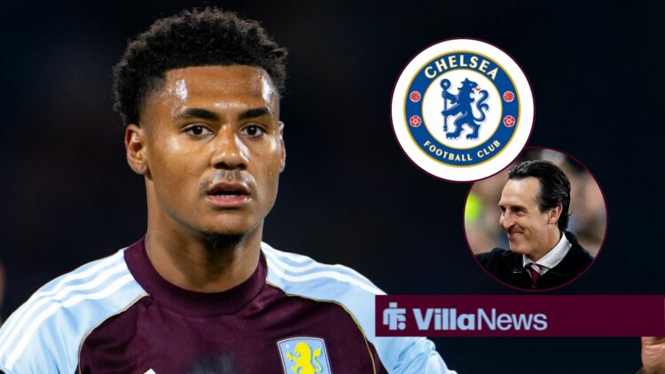 Ollie Watkins and Unai Emery with Unai Emery.