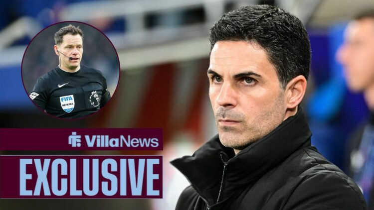 Mikel Arteta with Darren England in frame