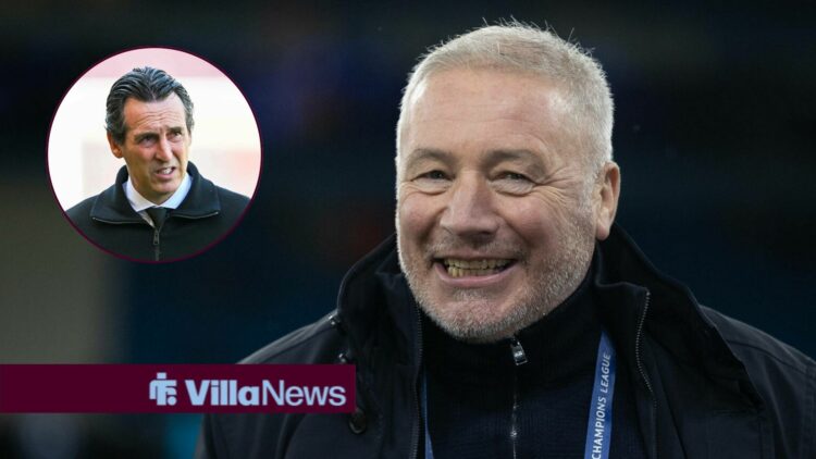 Ally McCoist next to Unai Emery