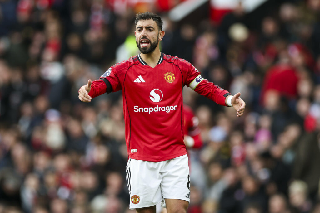 Bruno Fernandes in action for Man United