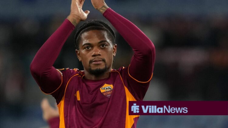 Leon Bailey clapping for Roma