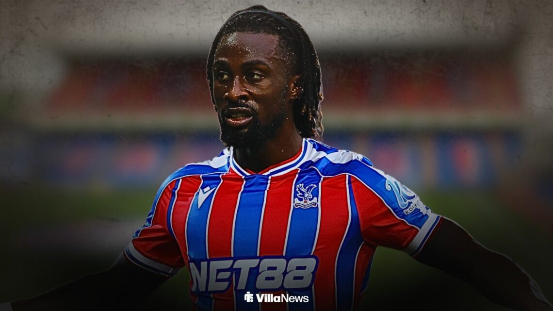 Evann Guessand in a Crystal Palace shirt