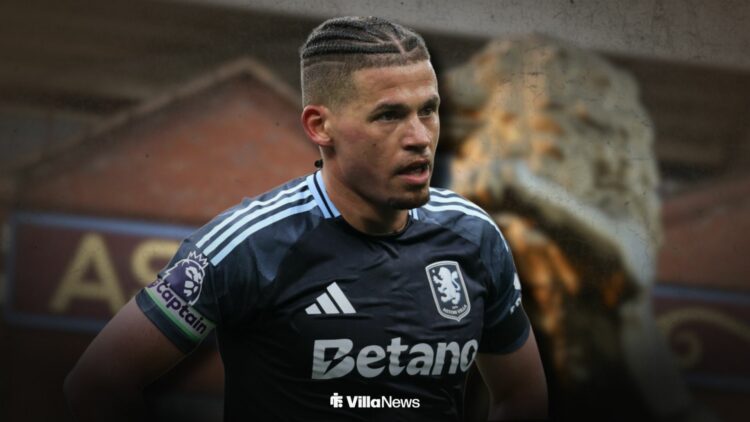 Kalvin Phillips in an Aston Villa shirt