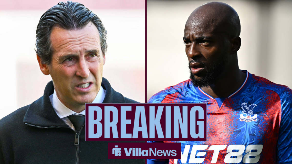 Unai Emery and Jean-Philippe Mateta