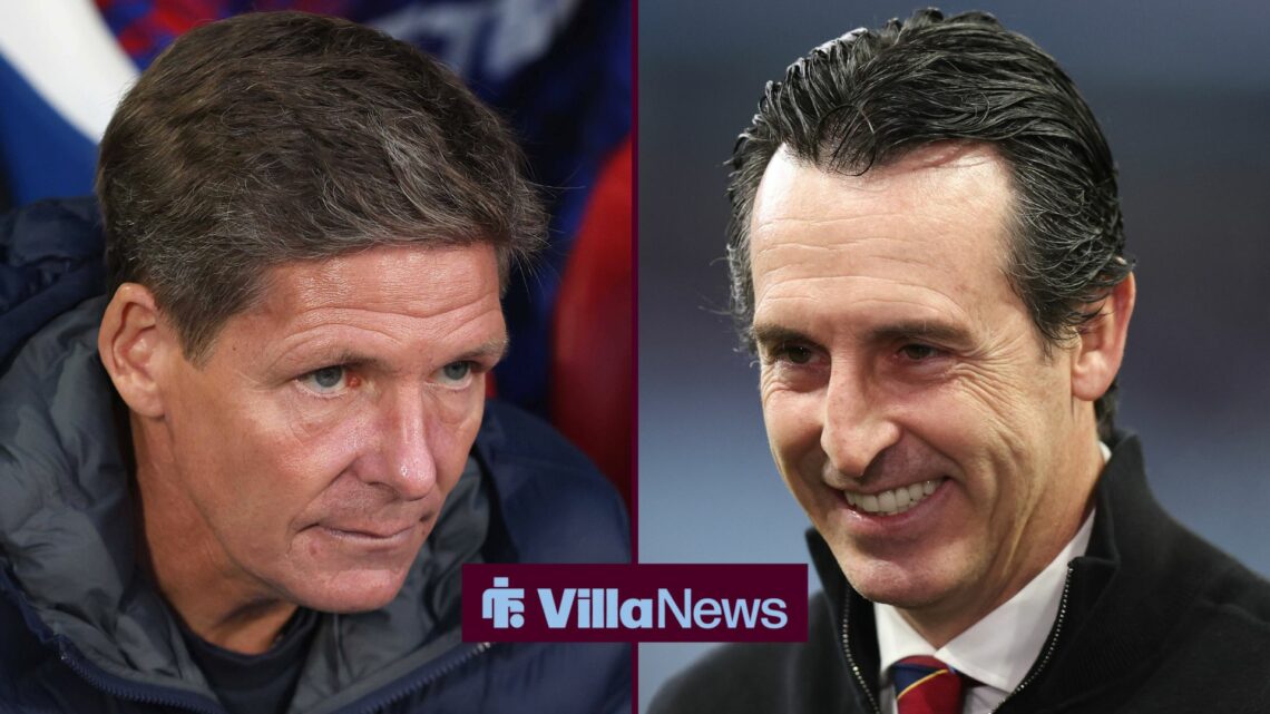 Unai Emery and Oliver Glasner