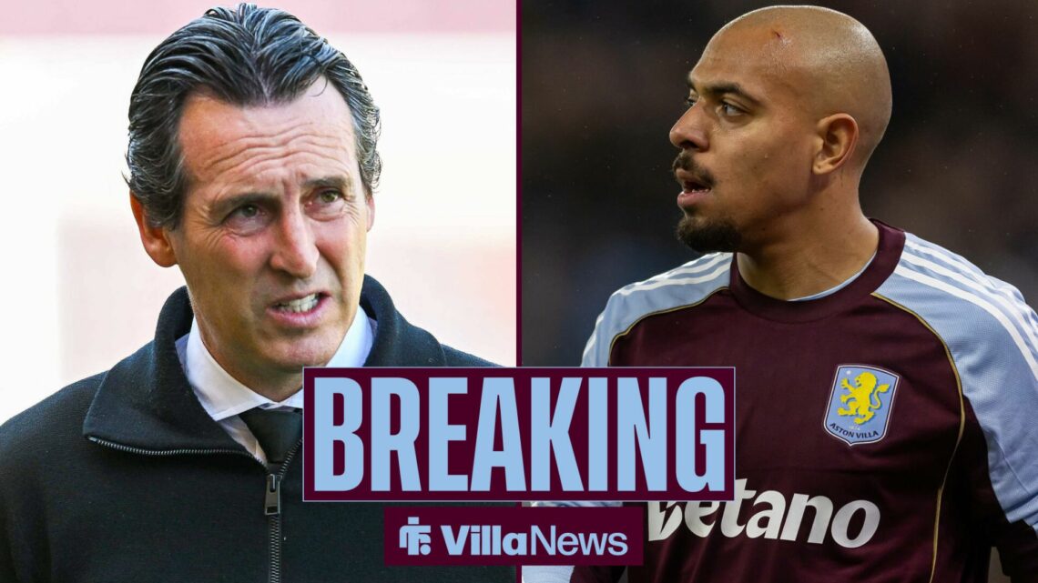 Unai Emery and Donyell Malen looking at each other.