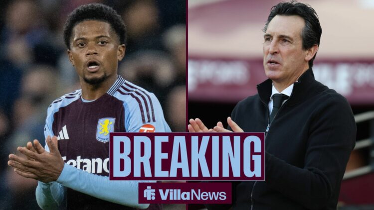 Unai Emery and Leon Bailey