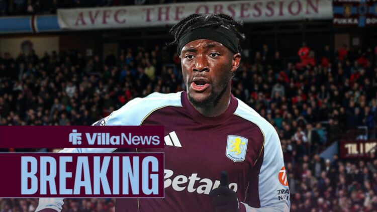 Tammy Abraham in an Aston Villa kit