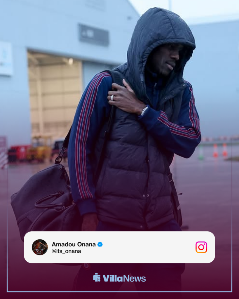 Aston Villa Amadou Onana Instagram