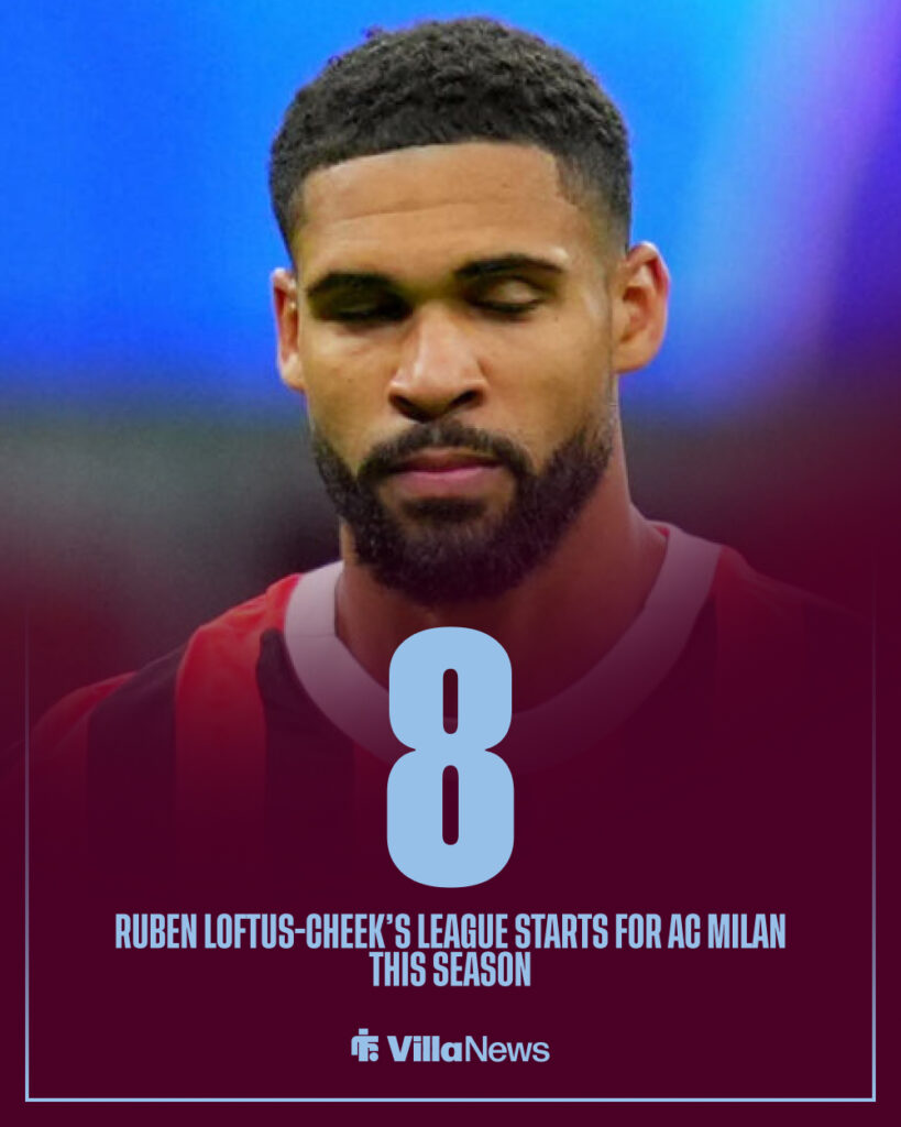 Ruben Loftus-Cheek starts for AC Milan this campaign.