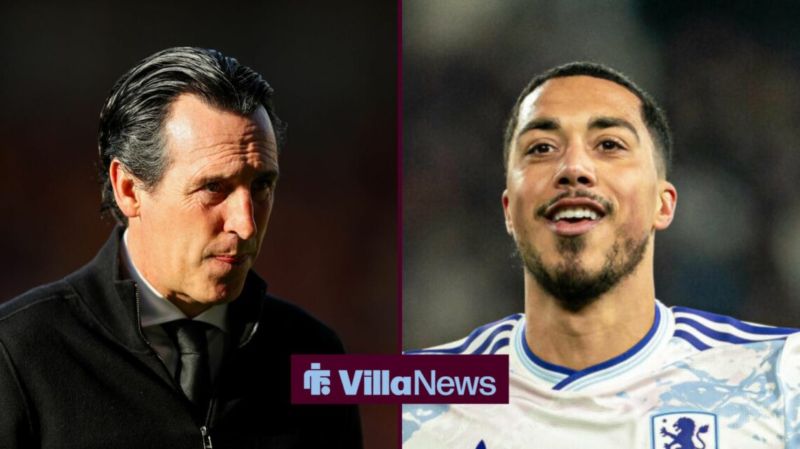 Aston Villa star Youri Tielemans and Unai Emery.