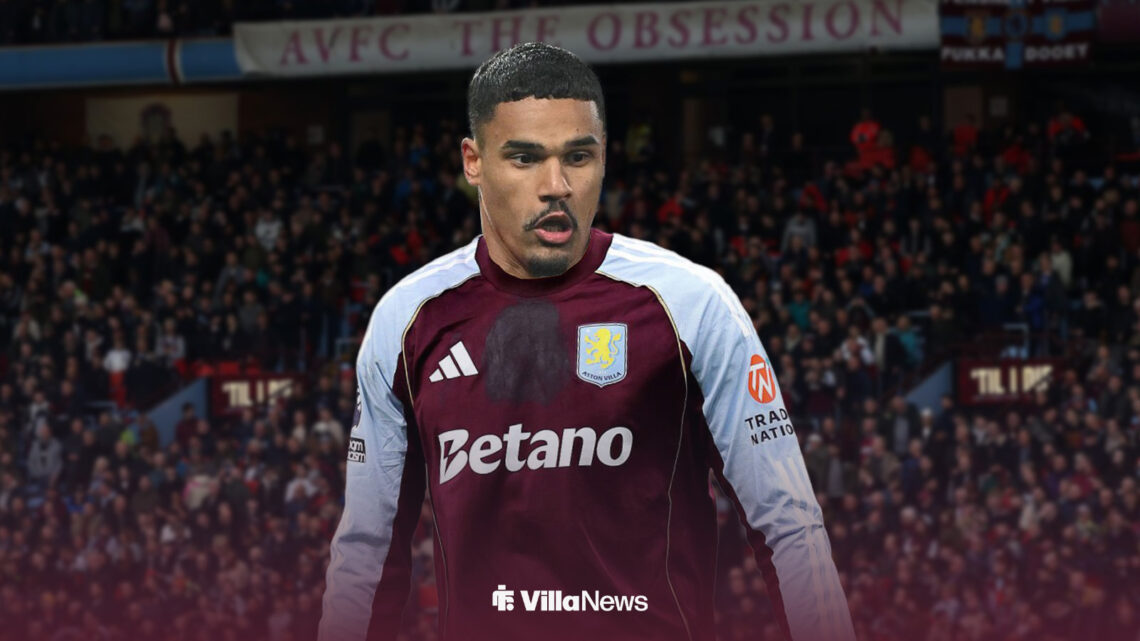 Danilho Doekhi in an Aston Villa kit