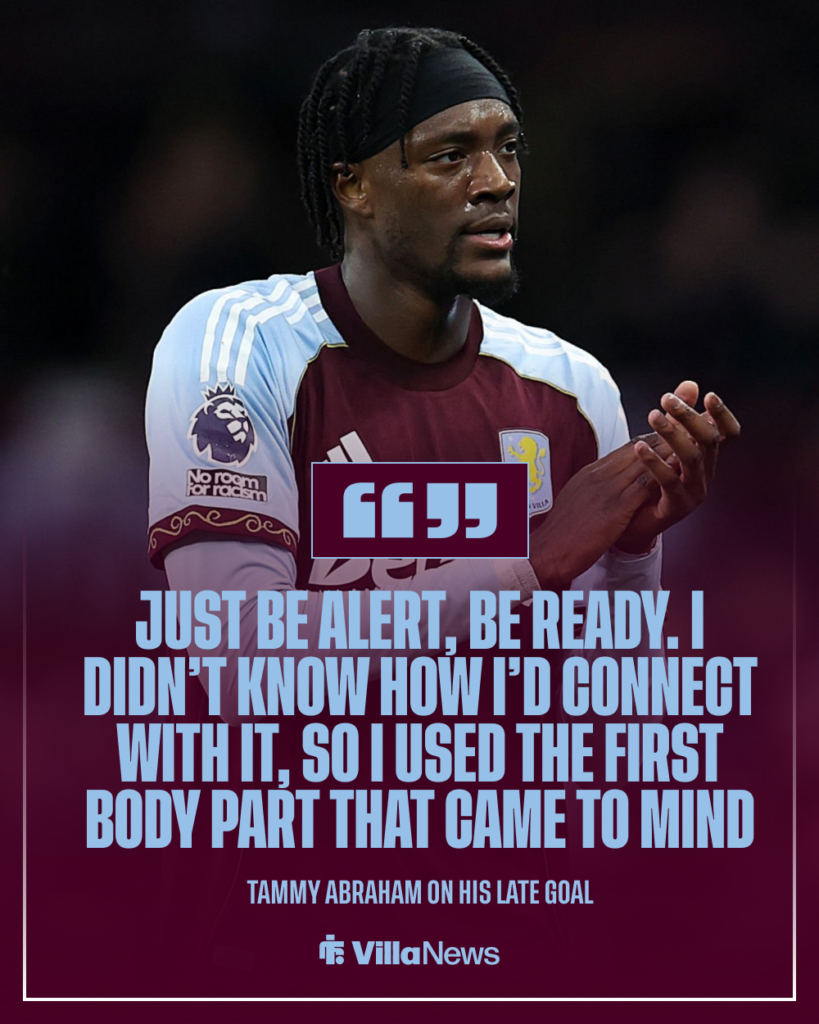 Tammy Abraham speaking on his goal vs Leeds for Aston Villa