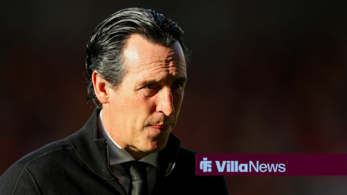 Unai Emery looks on