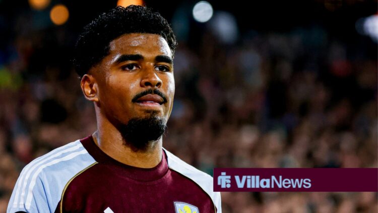 Ian Maatsen of Aston Villa FC looks on Feyenoord v Aston Villa FC, UEFA Europa League 2025/26 League Phase MD2, Feyenoord v Aston Villa FC