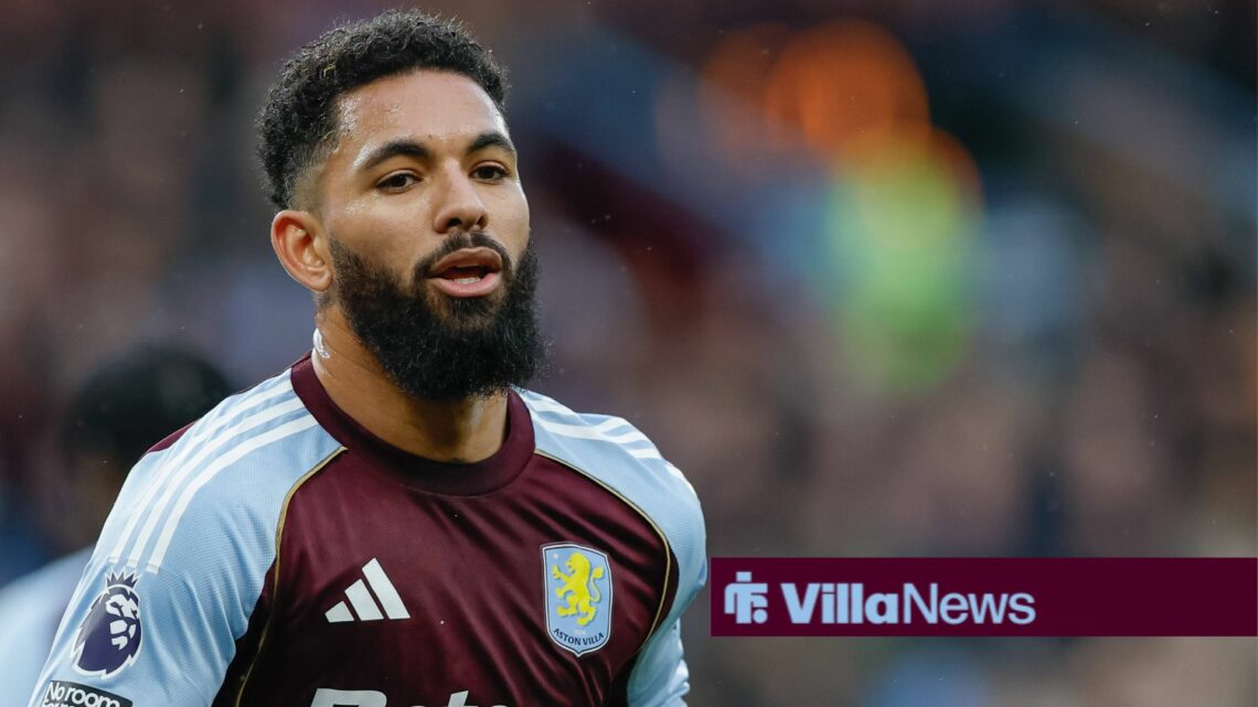 Birmingham, England, 1st February 2026. Douglas Luiz of Aston Villa during the Aston Villa vs Brentford Premier League match at Villa Park, Birmingham
