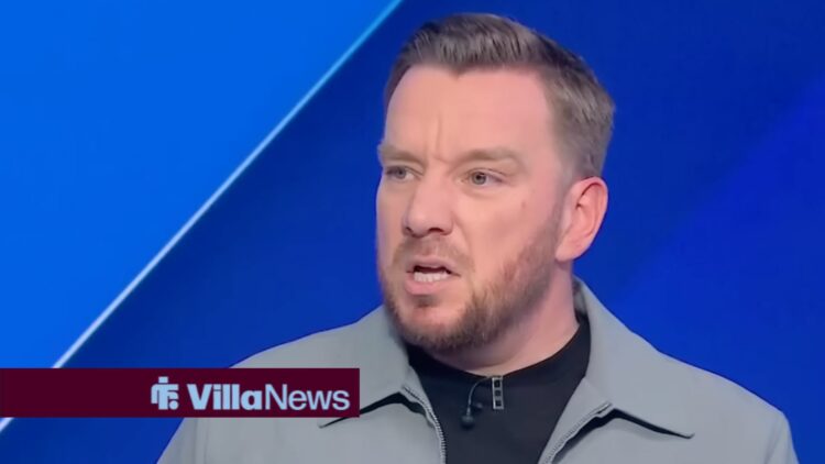 Jamie O'Hara looking frustrated.