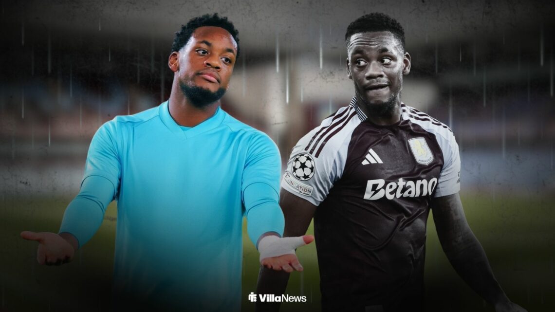 Jhon Duran in the rain