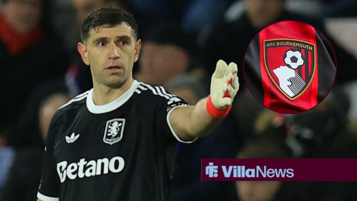Emiliano Martinez during the Premier League match between Crystal Palace and Aston Villa at Selhurst Park, London, UK on 7 January 2026 looking tow...