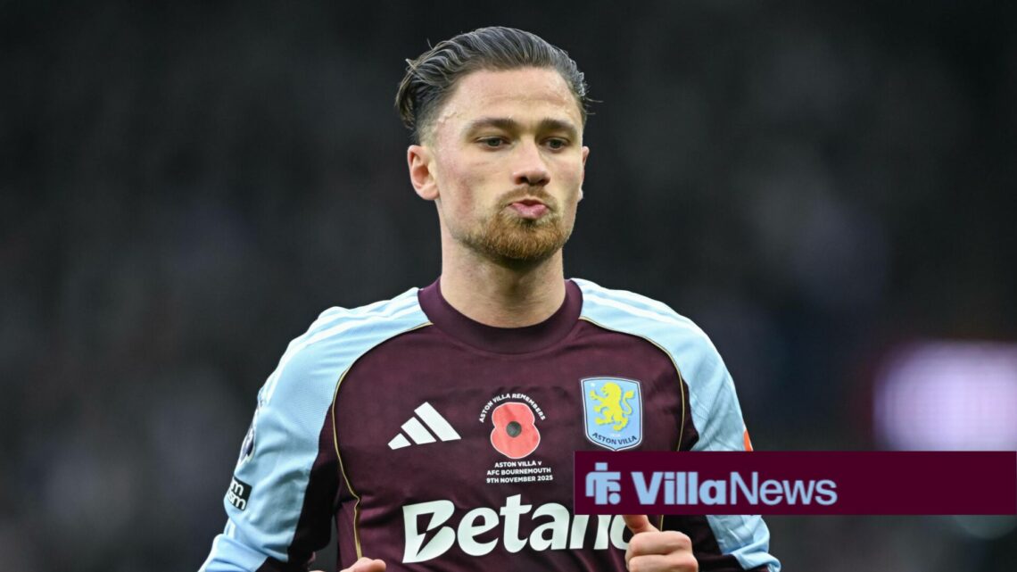 Matty Cash of Aston Villa during the Aston Villa vs AFC Bournemouth Premier League match at Villa Park