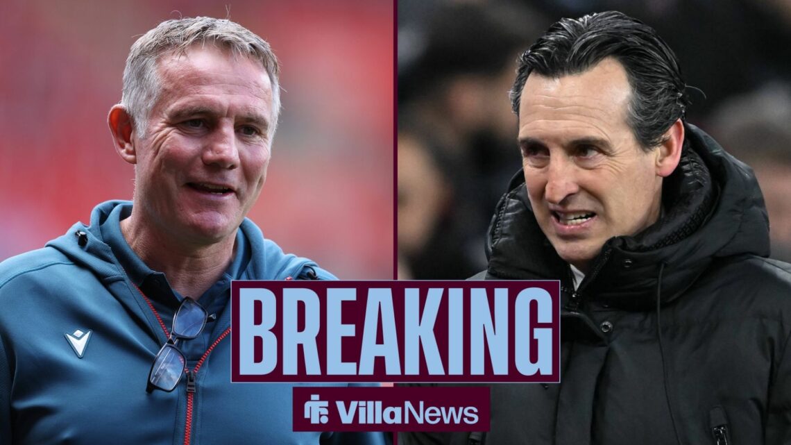 Phil Parkinson looking at Unai Emery.