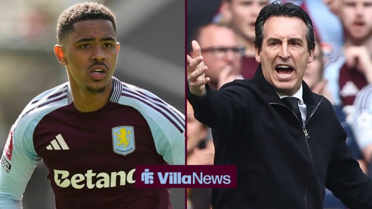 Crystal Palace v Aston Villa FA Cup 26/04/2025. Semi-Final Aston Villa Manager Unai Emery is dejected during the FA Cup match between Crystal Palac...