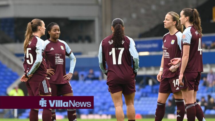 Aston Villa Women in action.