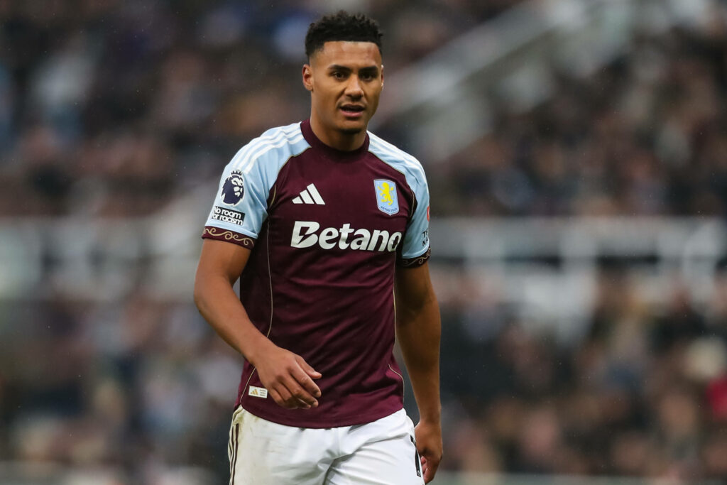 Ollie Watkins playing for Aston Villa