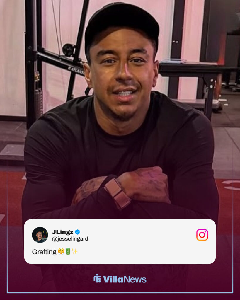 Jesse Lingard Instagram post