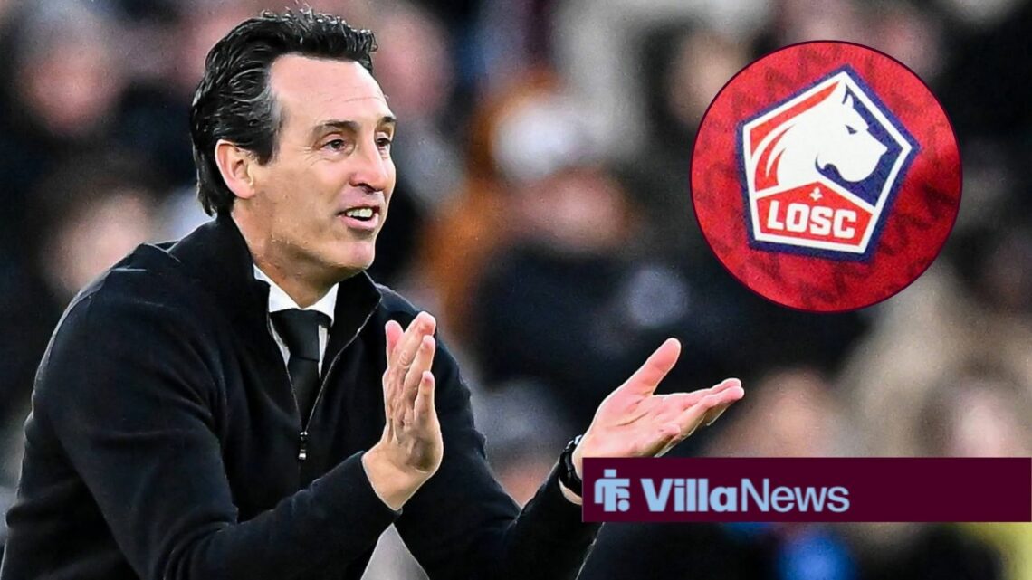 West Ham United v Aston Villa - Premier League Unai Emery of Aston Villa encourages players from the touchline during the Premier League match betw...