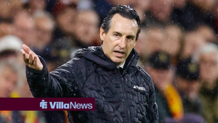 Unai Emery looking frustrated