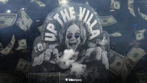 Ozzy Osbourne tifo at Villa Park