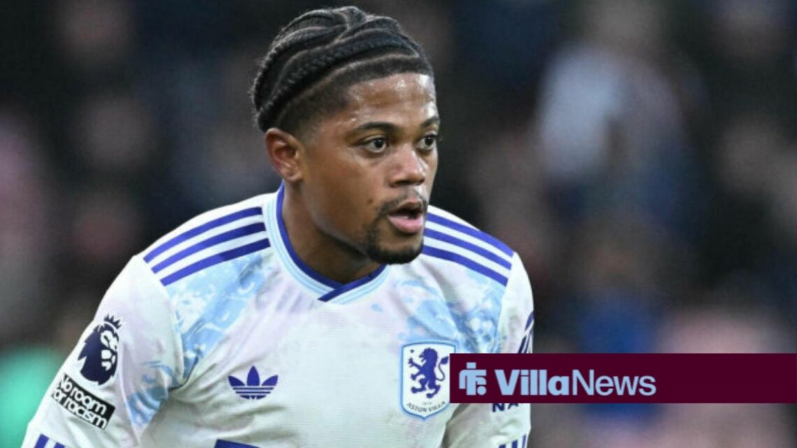 Leon Bailey playing for Aston Villa