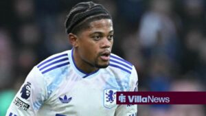 Leon Bailey playing for Aston Villa