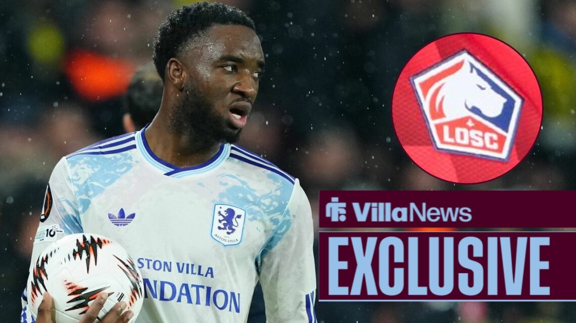 Lamare Bogarde of Aston Villa FC seen during the UEFA Europea League match between Fenerbahce SK and Aston Villa FC at Sukru Saracoglu Sports Complex