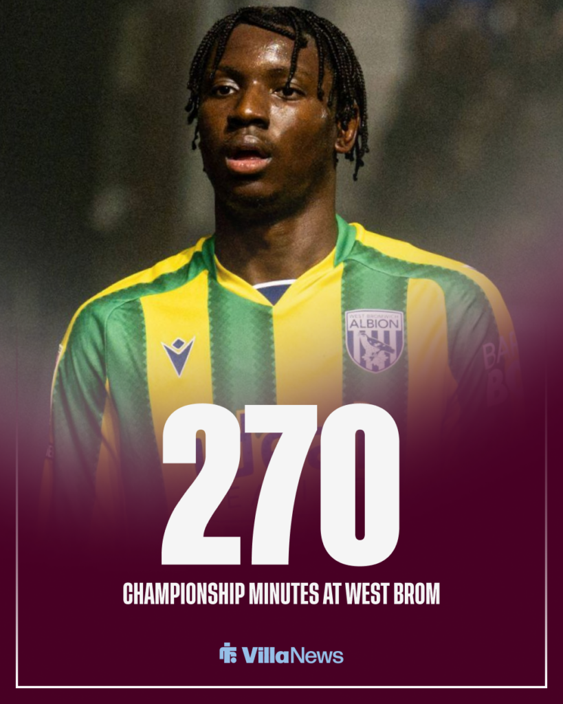 Aston Villa Jamaldeen Jimoh-Aloba West Brom stats