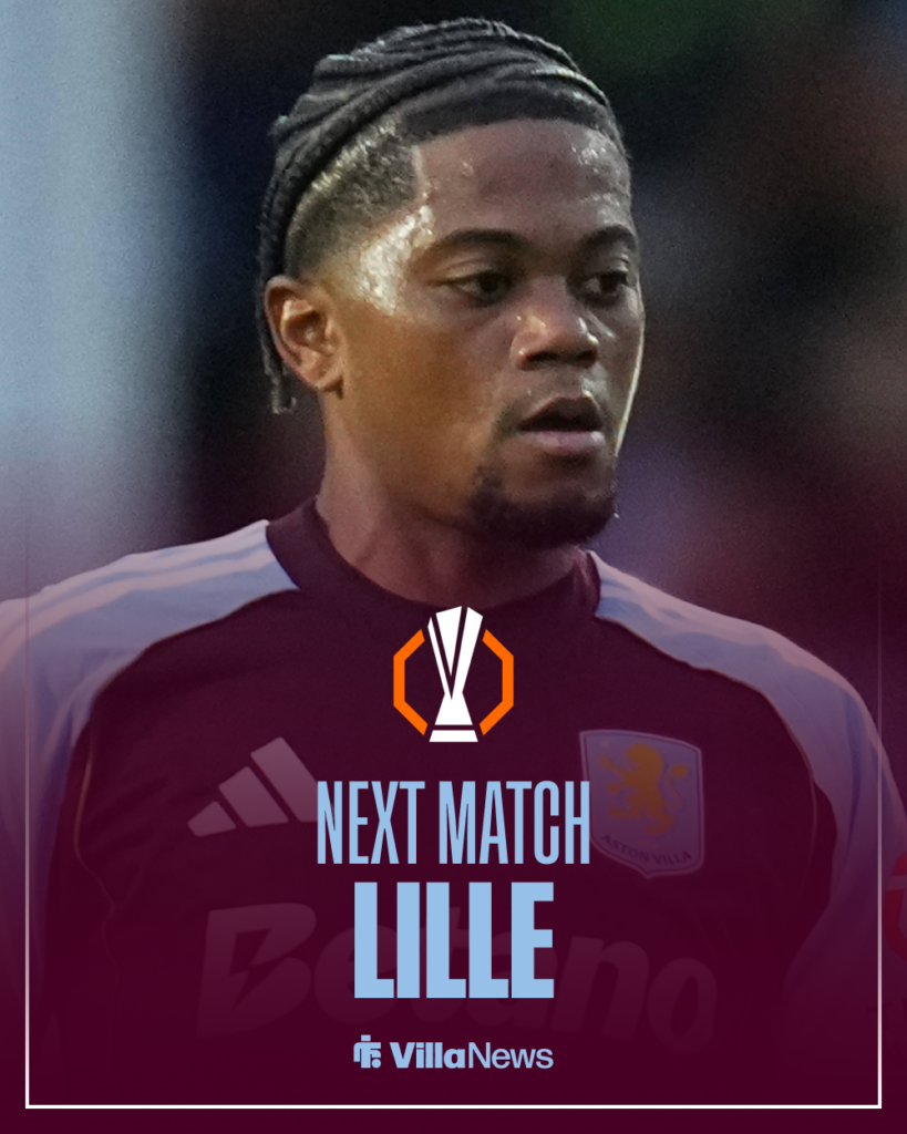 Aston Villa next match Lille