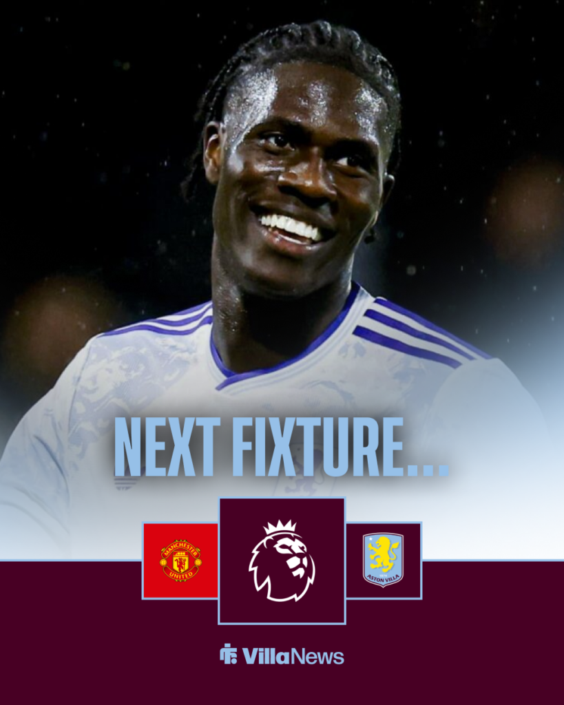 Aston Villa vs Manchester United next fixture