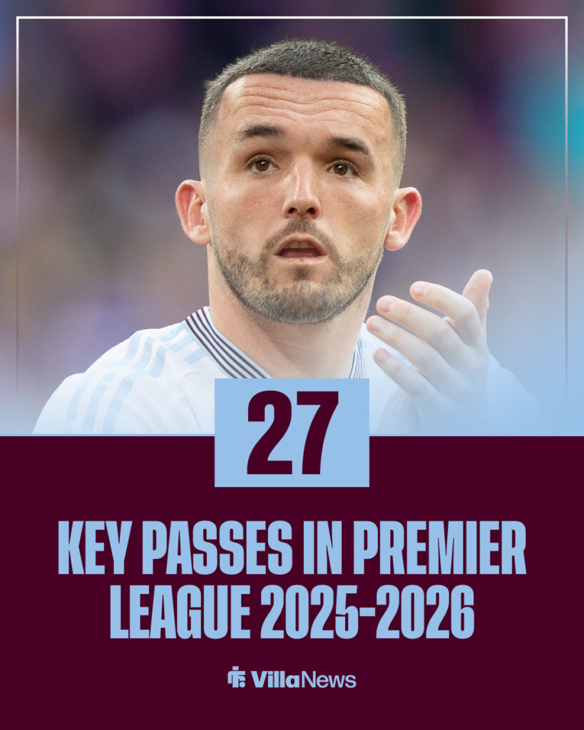 John McGinn key passes