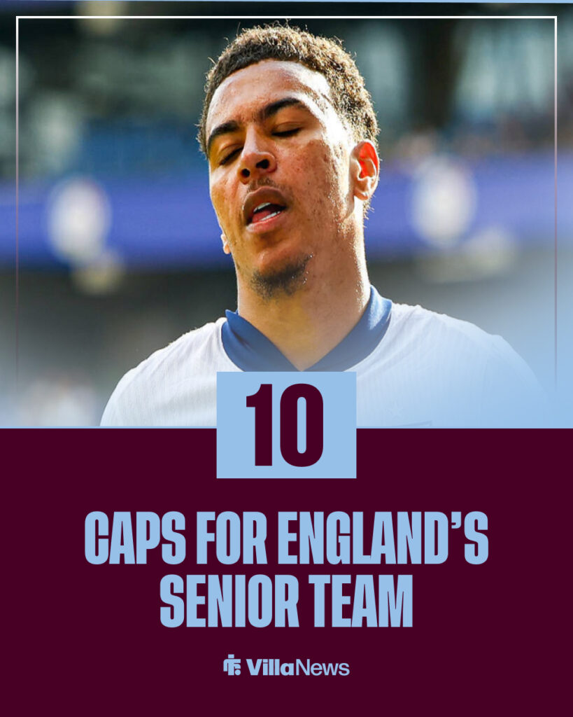 Morgan Rogers' caps for England.