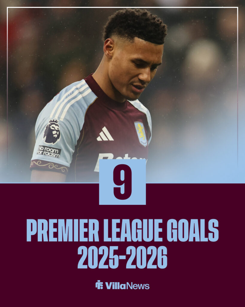 Ollie Watkins Premeir League goals 2025-2026