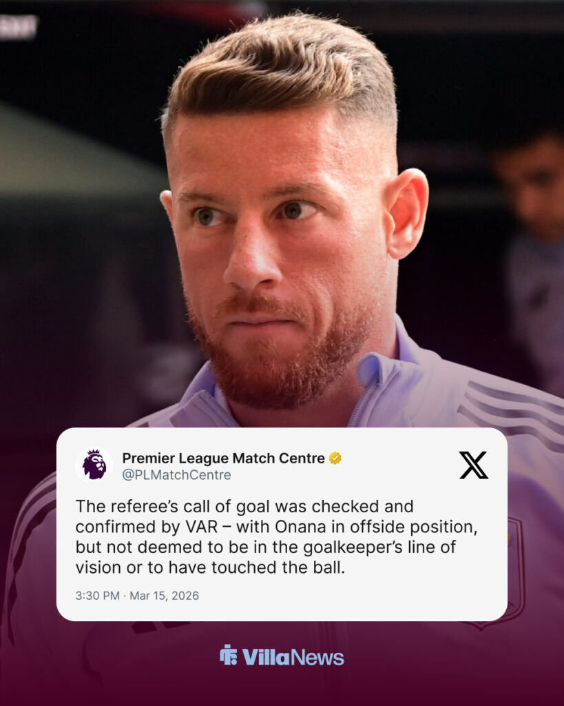 Aston Villa's Ross Barkley. His goal is explained by the Premier League on X.