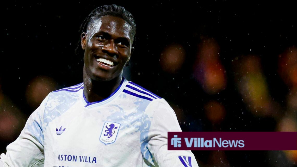 Amadou Onana of Aston Villa FC looks on Go Ahead Eagles v Aston Villa FC, UEFA Europa League 2025/26 League Phase MD3, Go Ahead Eagles v Aston Vill...