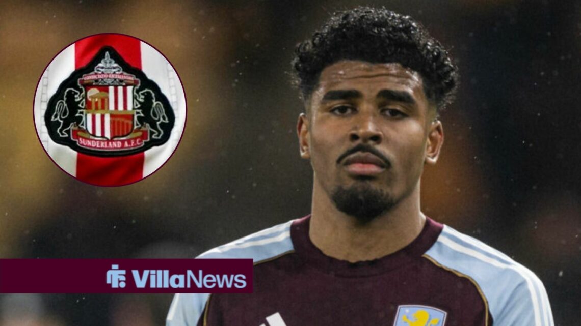 Wolverhampton Wanderers versus Aston Villa Ian Maatsen of Aston Villa applauds the travelling fans after the final whistle looking towards a Sunder...