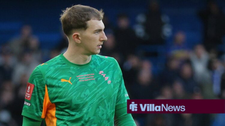 Joe Gauci of Port Vale during the Emirates FA Cup Quarter Final against Chelsea at Stamford Bridge London Stamford Bridge