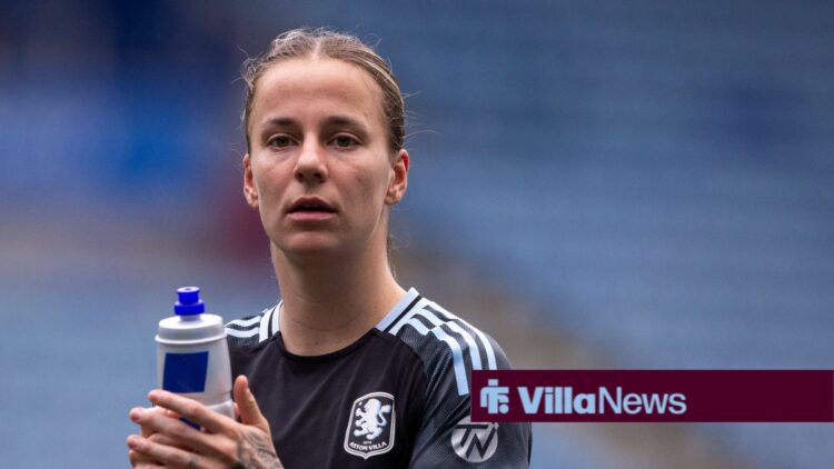 Lynn Wilms applauds Aston Villa's fans